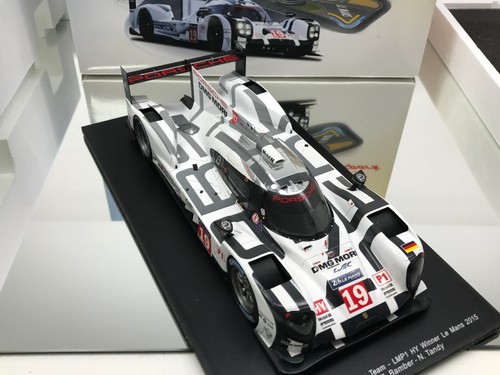 SPARK 18SB019 PORSCHE 919 HYBRID 24H LE MANS 2015 #19 HULKENBERG -1:18- GOOD IB - Imagen 11 de 14