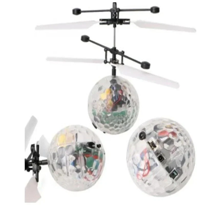 Colorful Mini Flying Ball LED 3 4 5 6 7 8 9 10 11 Year Old Kids Birthday Gifts - Image 3 of 4