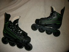 TOUR CODE 9 ROLLER HOCKEY SKATES INLINE ROLLERBLADES MENS SIZE 6 VERY NICE SHAPE
