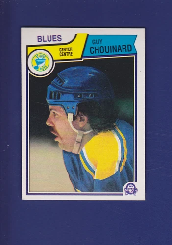 Guy Chouinard 1983-84 O-PEE-CHEE OPC Hockey #78 (NM+) St. Louis Blues