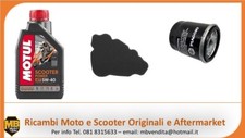 KIT TAGLIANDO PIAGGIO VESPA ET4 125 MOTORE LEADER 1999 2000 2002 OLIO FILTRI ECC