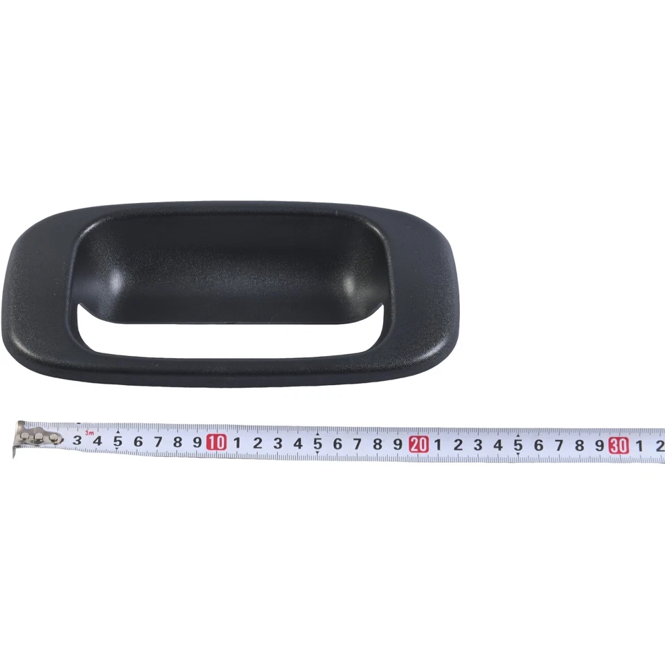 Tailgate Handle Latch & Bezel Trim w/ Rod Clips for Chevy Silverado GMC Sierra - Image 3 of 4