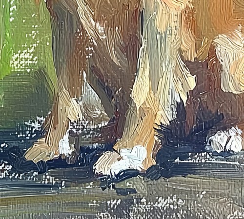 Happy Golden Retriever 5 Zoll x 7 Zoll Druck auf mattem Papier | Bezauberndes Haustierporträt - Bild 15 von 18