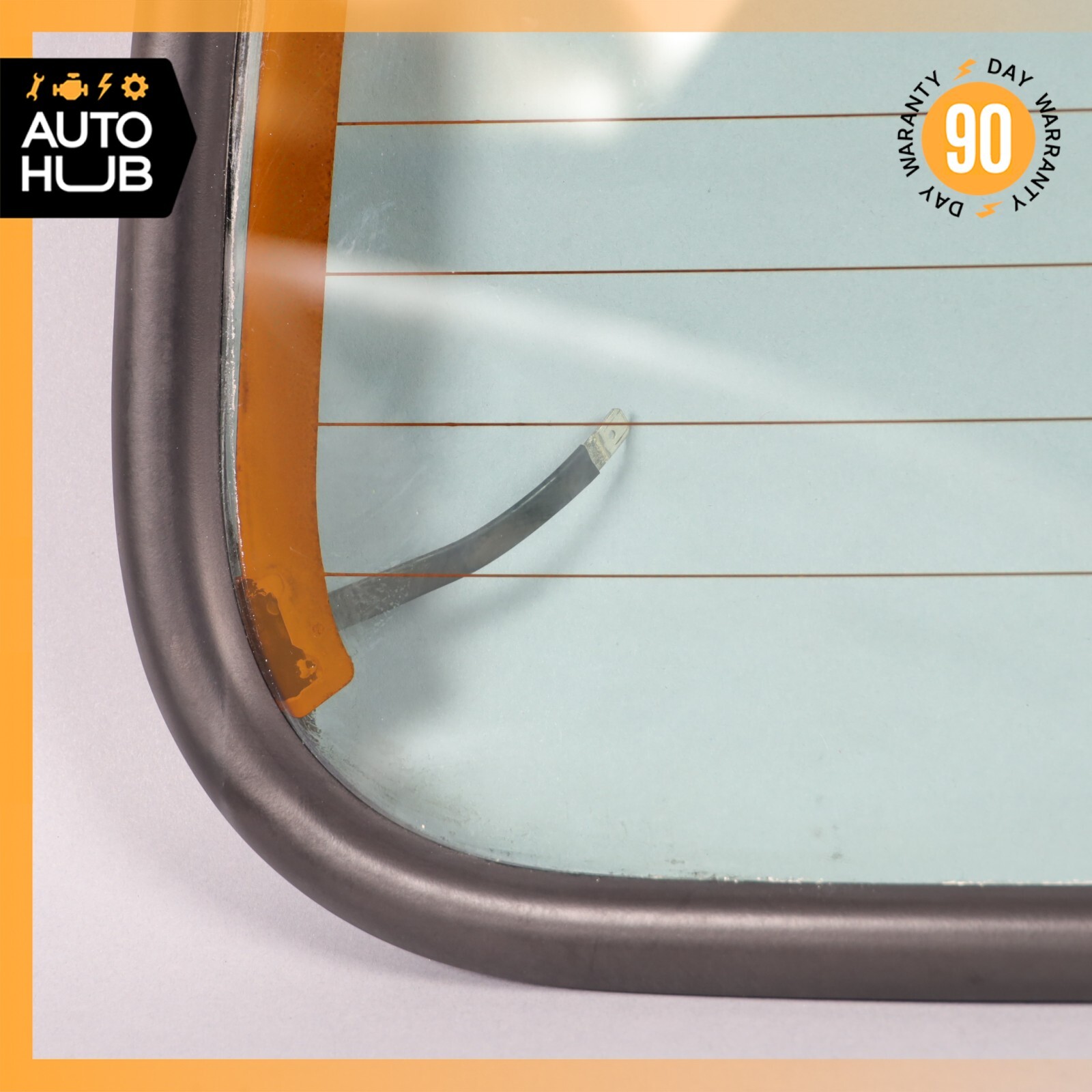 00-04 Aston Martin DB7 Vantage Rear Back Convertible Soft Top Window Glass 20k