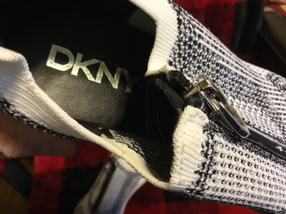 DKNY Zipper Sneakers Women's Shoes US 6.5 - Изображение 2 из 4