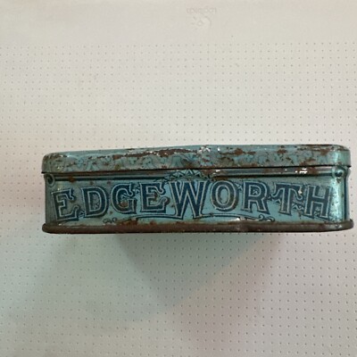 edgeworth tobacco tin value Vintage 1920's Edgeworth Extra High Grade Plug Slice Tobacco Tin Larus &  Bro. Co