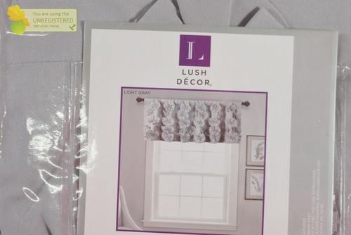 Lush Décor- Riley Valance 18"x52", Light Gray - 第 3/6 張圖片