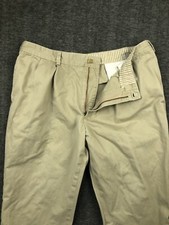 Bills Khakis Pants Mens 40 38x28 Tan M2P Pleated Classic Fit Cuffed Chinos