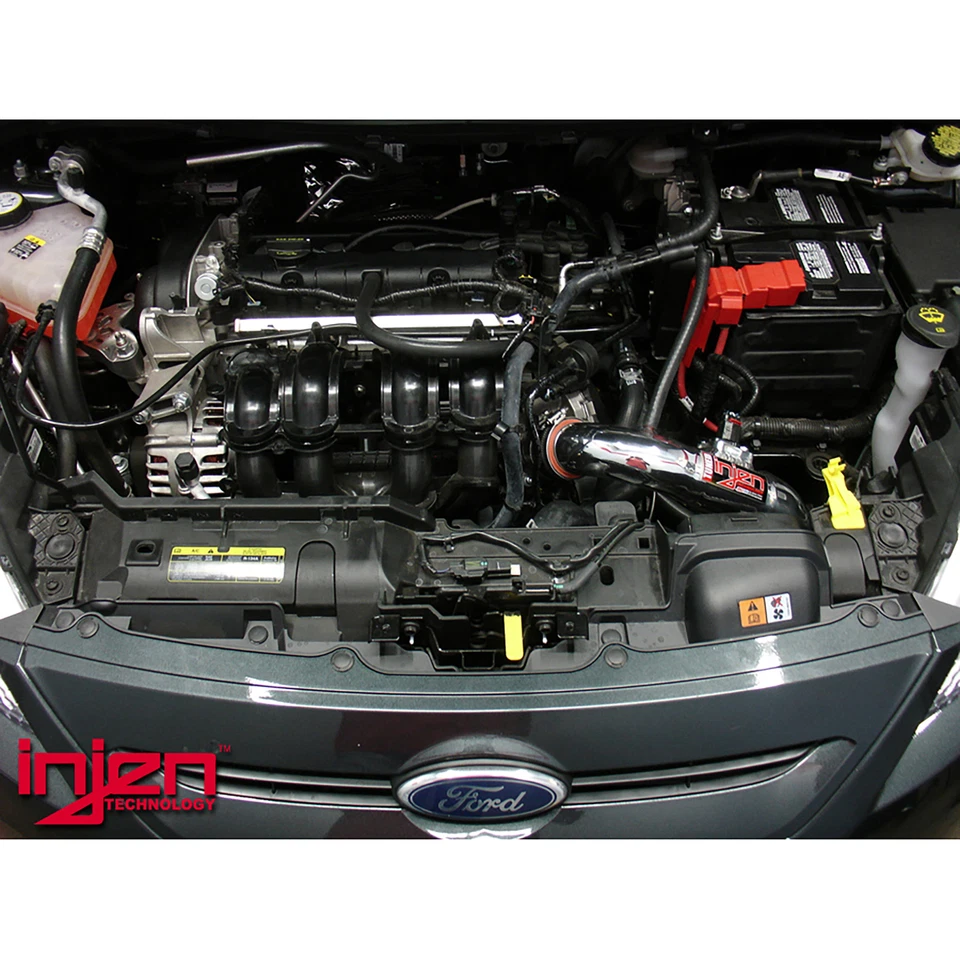 Sistema de admisión de aire frío de aluminio negro Injen SP9017BLK para Ford Fiesta 14-19 1,6 L Foto 3 de 4