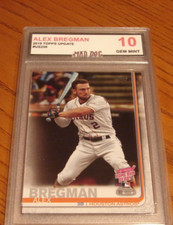 ALEX BREGMAN****2019 TOPPS UPDATE Gem 10***ASTROS**DERBY***WORLD SERIES--MAD DOG