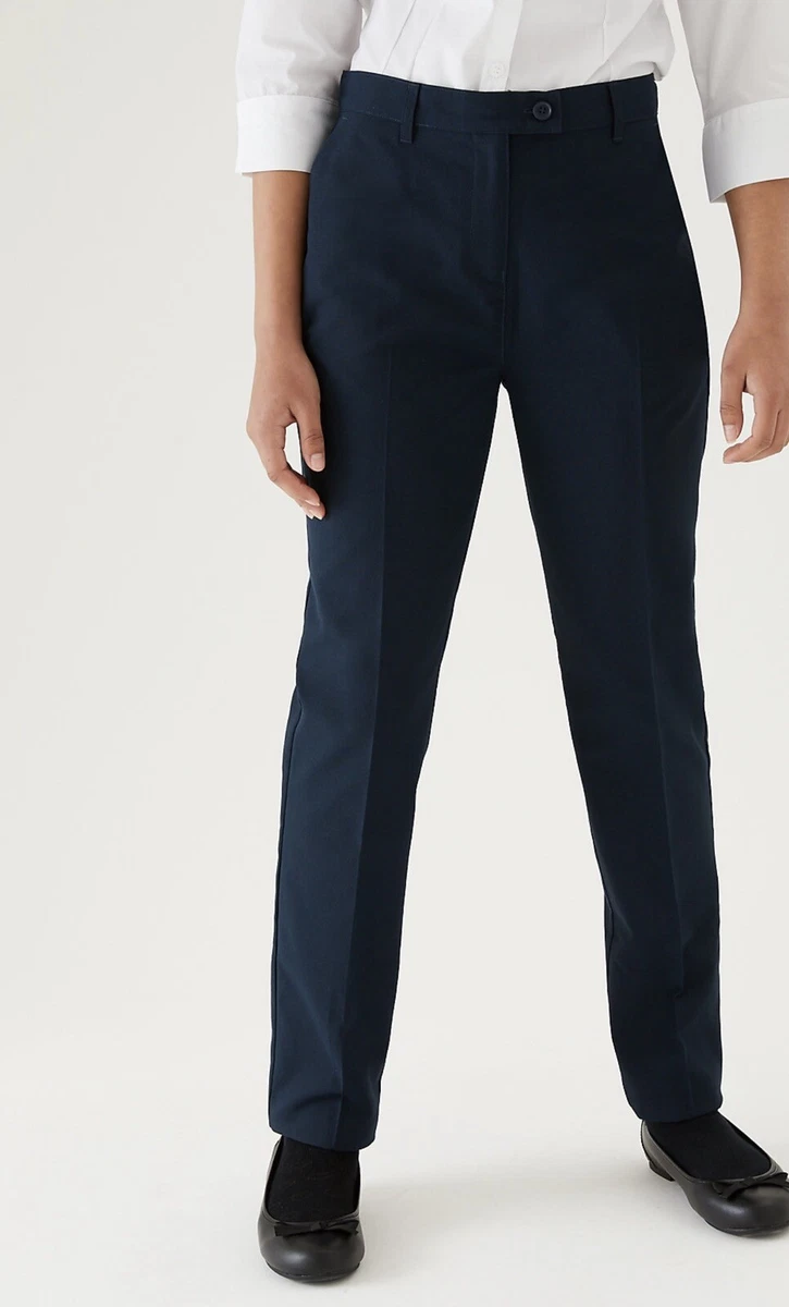 Girls tight school trousers deals