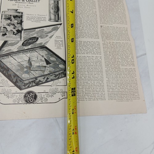 Rolls-Royce 1926 Ad From Harper's Bazaar Magazine 1 Page Torn Out Black & White - Picture 8 of 9