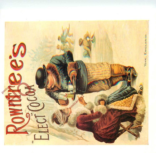 Picture Postcard, Rowntree's Cocoa Advertising (Repro) | eBay UK