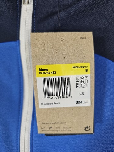 Nike Academy Pro Training Jacket Men's S Adult Full Zip Soccer/Track DH9234-463 - Picture 4 of 12