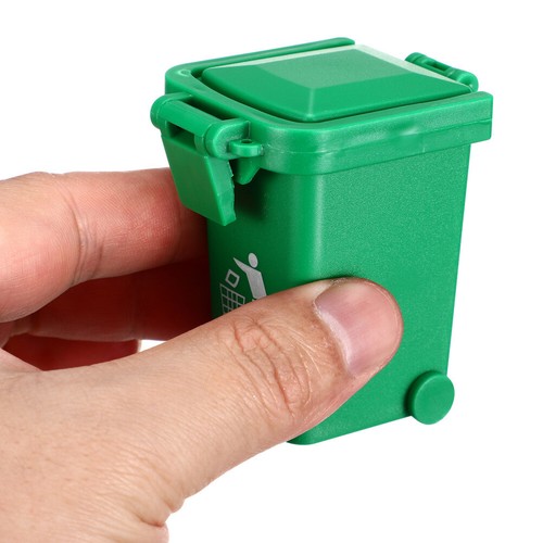 4 Pcs Recycle Can Flip-sliding Children's Trash Man Novelty Garbage Bin Cans - Picture 2 of 11