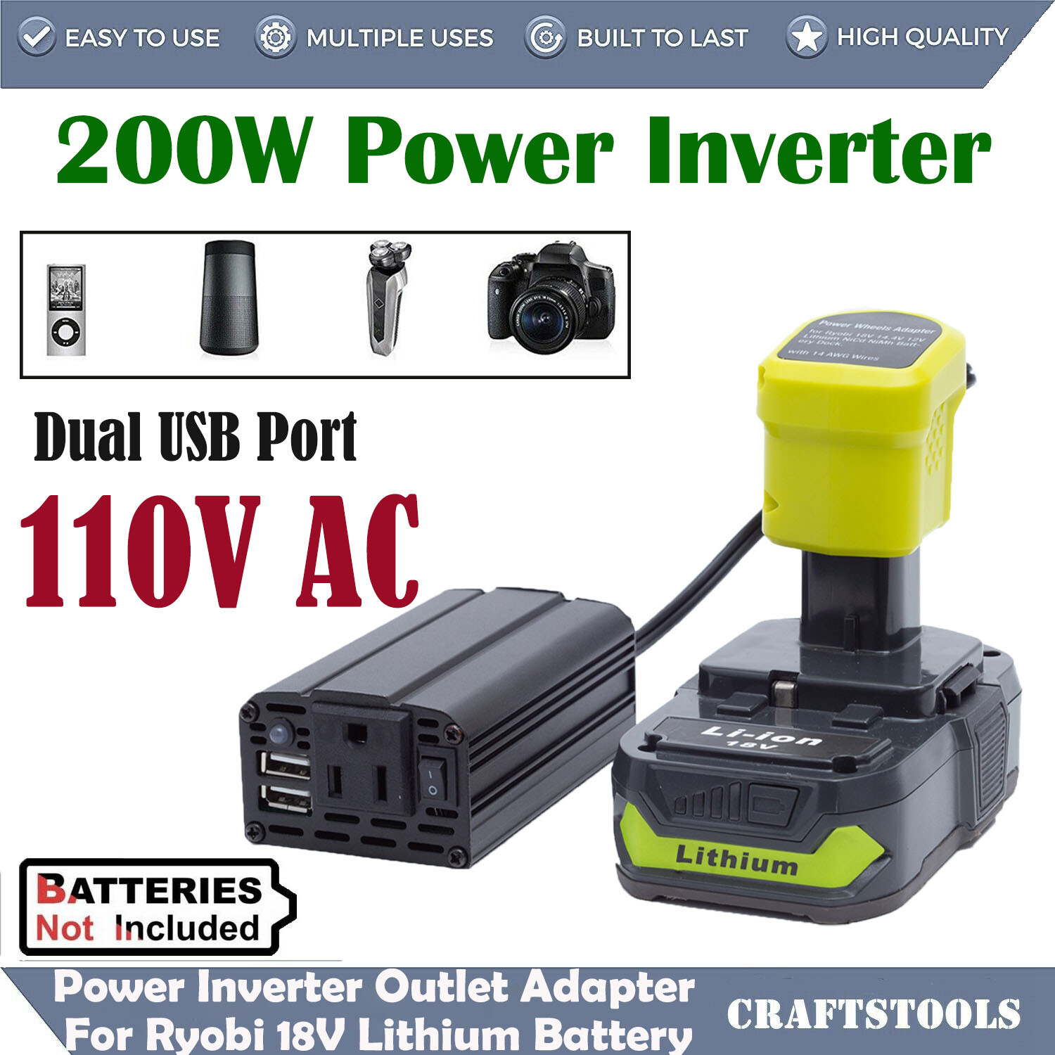 Ryobi 18V Series Lithium Battery 