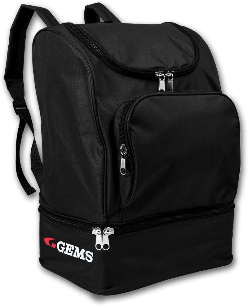 Zaino Sportivo GEMS Con Scomparto Scarpe - 30L, Fondo Rigido, Per Calcio, Basket, Tennis, Unisex - Foto 10