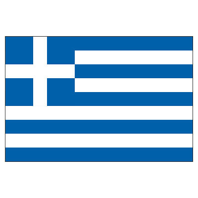 Griechenland Greece Griechische Flagge Fahne Auto Aufkleber Vinyl Stickers 10cm