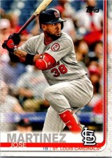 2019 Topps Baseball 123 Jose Martinez