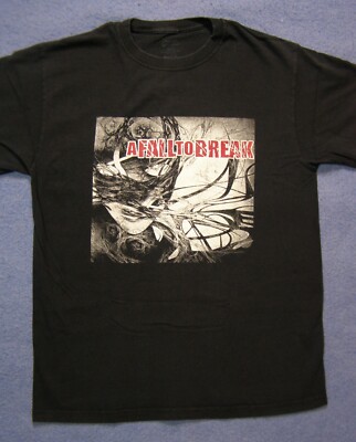 A Fall to Break Disaster Destruction and After Concert T-Shirt Black Shirt M