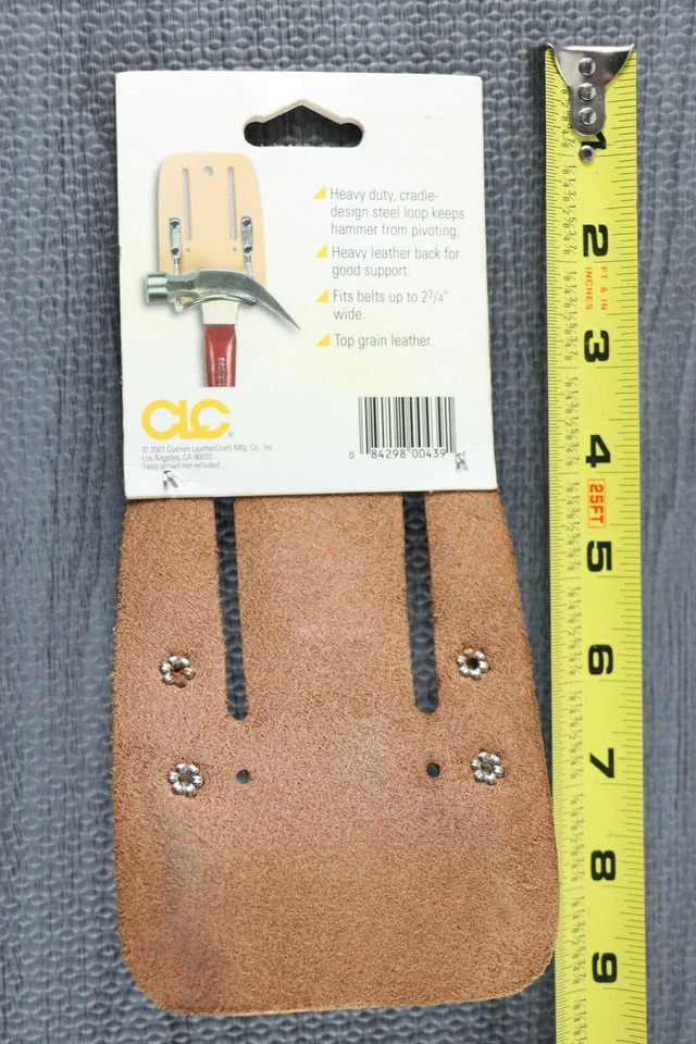 Vintage CLC Steel Loop Hammer Holder LeatherCraft Top Grain Cowhide No. 439 USA  - Image 3 of 3