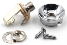 Electrosocket Jack Plate CHROME TELE w/Screws...