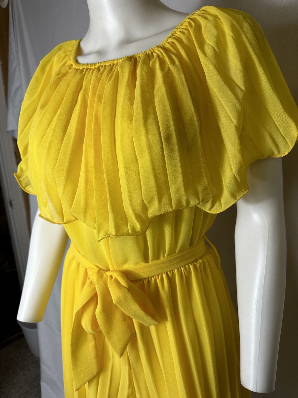 Casual Solid Patchwork Fold Off the Shoulder Stra… - image 3