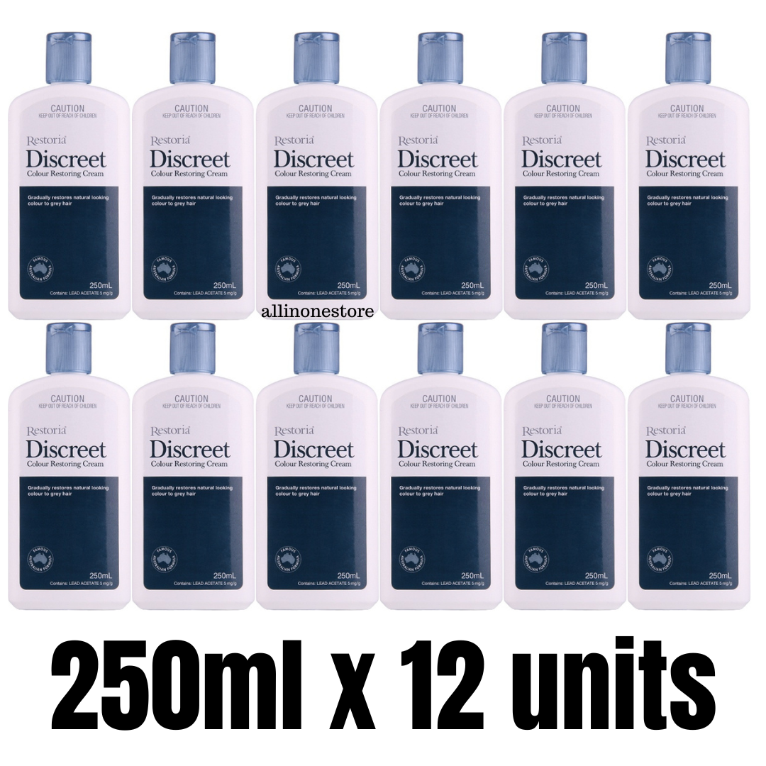 250ml x 12units Restoria Discreet Colour Restoring Cream