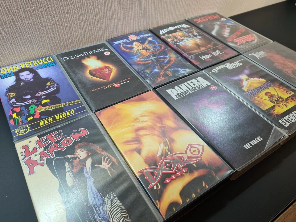 Heavy Metal Rock VHS Sammlung - Skid Row - Pantera - Doro - Megadeth - Lee Aaron - Bild 4 von 4