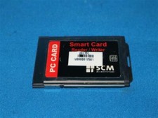 SCM Microsystem SCR 201 PN:901 132 Smart Card Reader/Writer PC Card