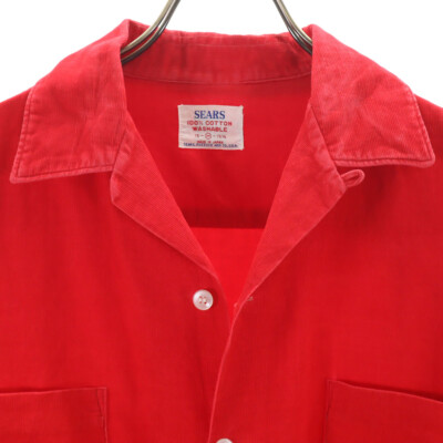 トップス 60s 70s Euro cotton open-collared shirt 60s 70s Euro cotton open-collared shirt - メルカリ