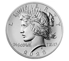 2023 Peace Silver Dollar Uncirculated Coin w/ US Mint Box & COA 23XH