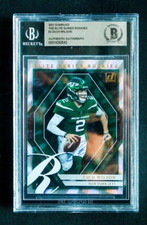 2021 Panini Donruss - Zach Wilson - Elite Rookie In-Person Auto BGS Authentic