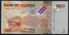 Uganda P-49a 1000 Shillings 2010 Unc