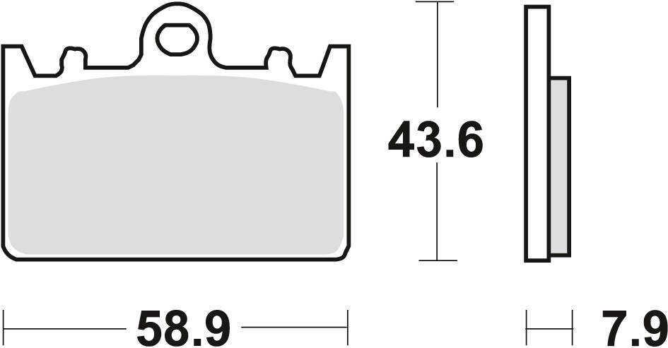 Plaquettes de frein moto KH180 organique avant pour Kawasaki ZXR400 L 1992 1995 1998 2000
