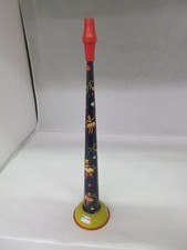 VINTAGE NOISE MAKER NEW YEARS EVE PARTY HORN TIN TOY  S-1325