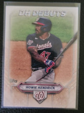 2021 TOPPS SERIES 2 HOWIE KENDRICK  DH DEBUTS #DHD-7 NATIONALS