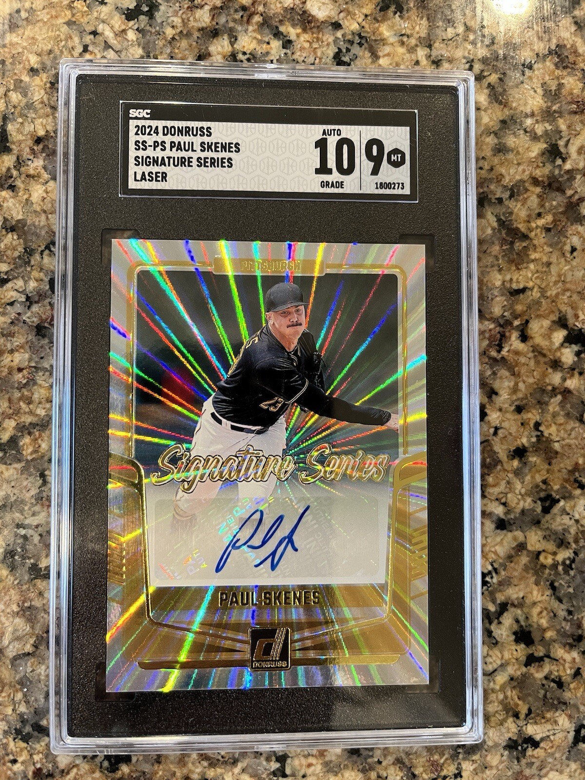 2024 Panini Donruss - Signature Series #SS-PS Paul Skenes (AU, RC 