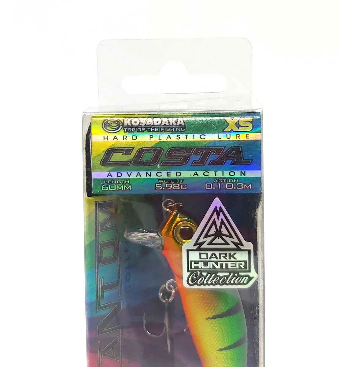 KOSADAKA PHANTOM COSTA XS 60F FLOATING FISHING HARD BAIT MINNOW LURE 60mm