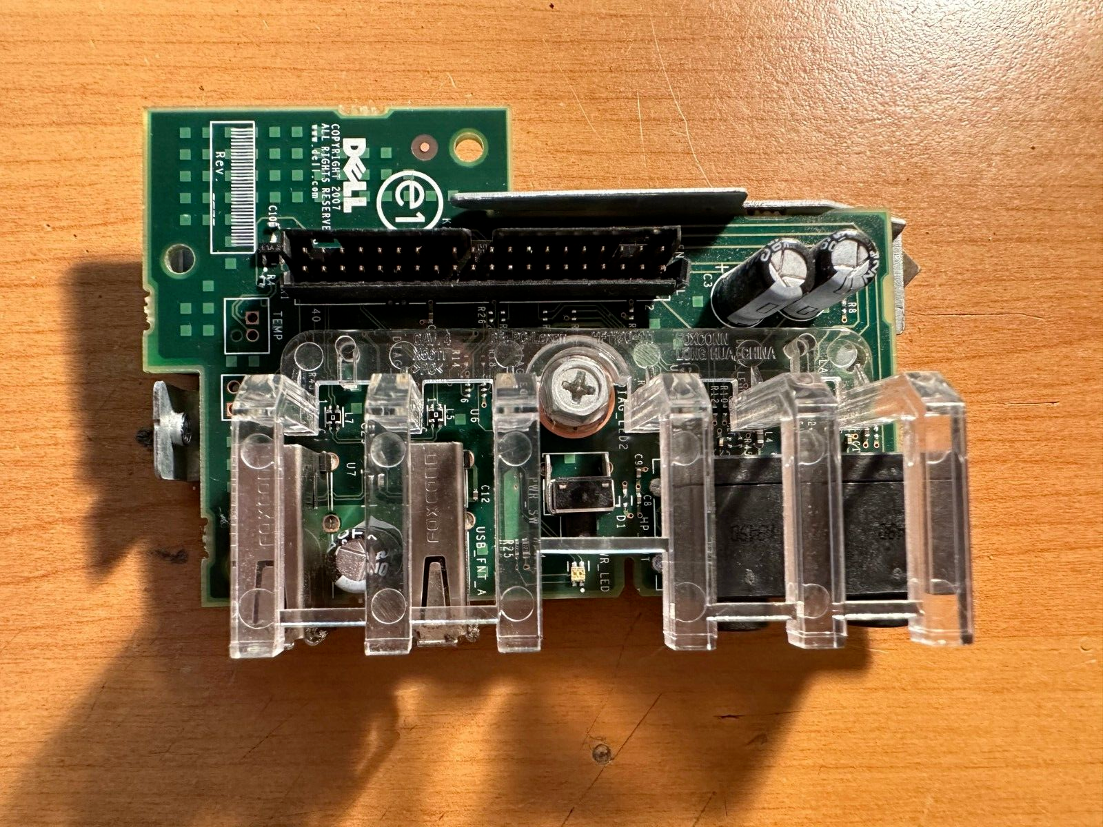 Dell RY698 HU390 Optiplex 330 360 755 760 USB Audio Control Panel 0RY698