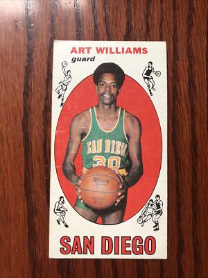 1969-70 Topps Basketball #96 Art Williams RC Rookie Card San Diego ...