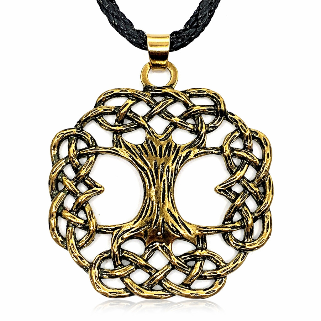 Tree of Life Pendant Yggdrasil Celtic Necklace Norse Pagan Jewellery