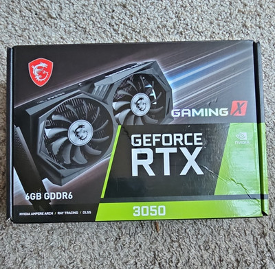 MSI GeForce RTX 3050 LP 6G OC Low Profile 6GB GDDR6 Graphics Card