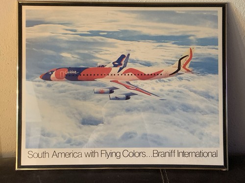 VTG Alexander Calder Braniff International Flying Colors South America Poster
