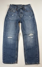Old Navy High-Rise Slouchy Straight Jeans Size 12 In KIDS