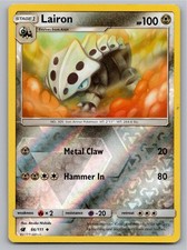 2017 POKEMON CRIMSON INVASION LAIRON 66/111 REVERSE HOLO UC NM A105411 FREE S&H
