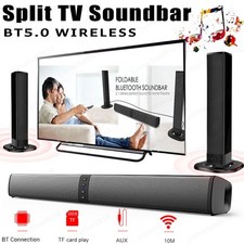 Bluetooth 5.0 Home TV Sound Bar Speaker System Wireless Subwoofer 3D Surround