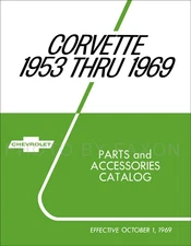Corvette Illustrated Part Book 1963 1964 1965 1966 1967 1968 1969 Master Catalog
