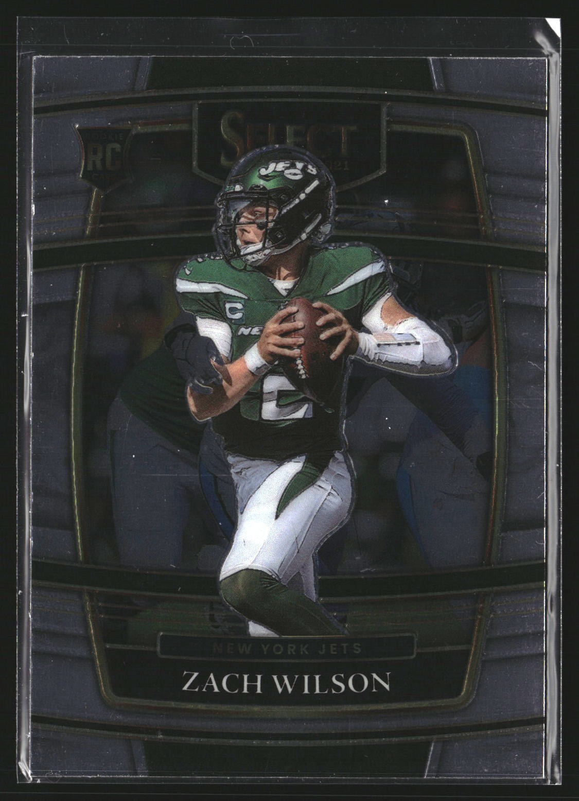 Zach Wilson 2021 Panini Select 44 RC RC New York Jets