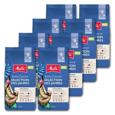 8 KG Melitta BellaCrema Selection des Jahres 2025 Kaffeebohnen 
